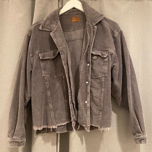 GREY CORDUROY JACKET ISABELLES CABINET